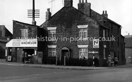The Post Office and Kennel Terrace, Brixworth, Northamptonshire. c.1960.